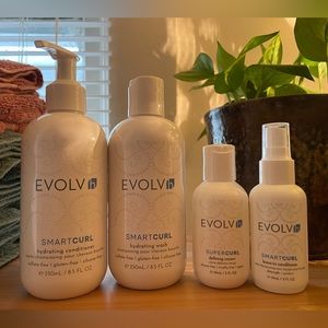 NEW Evolvh SmartCurl Hydrating Wash & Conditioner + Travel SmartCurl Stylers